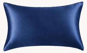 Federa in raso di seta blu Lapis Lazuli