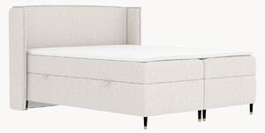 Letto boxspring fatto a mano con contenitore Segni, H4