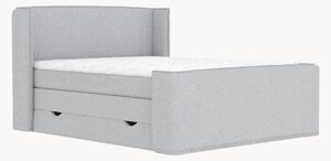 Letto boxspring fatto a mano con contenitore Freeland, H4