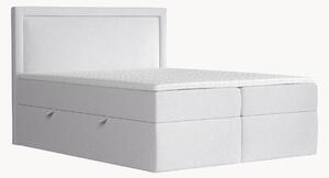 Letto boxspring fatto a mano con contenitore Maya, H3