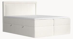 Letto boxspring fatto a mano con contenitore Maya, H3