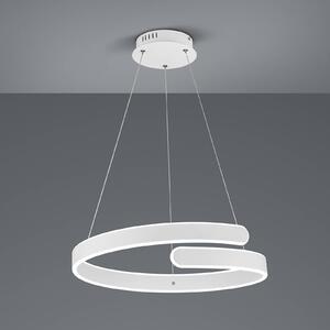 Reality Leuchten Lampada LED sospensione Parma switch-dimmer bianco