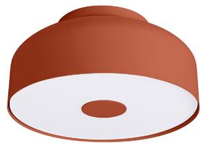 Plafoniera SOLLUX LIGHTING, CLARO, dimmerabile, Marrone / Ruggine, Soggiorno, Metallo