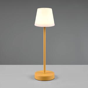 Reality Leuchten Lampada LED tavolo Martinez, dimmer e CCT, giallo
