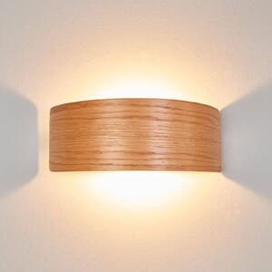 Lindby Applique LED Rafailia 23cm, legno