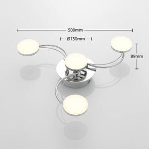 Lindby Dyln plafoniera LED a spirale, 4 luci