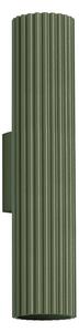 Applique da parete SOLLUX LIGHTING, ALORA, dimmerabile, Verde, Soggiorno, Alluminio
