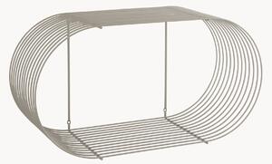 Scaffale in metallo Curva, larg. 61 cm