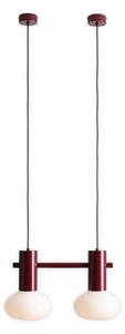 Lampada a sospensione ALDEX, Flo, dimmerabile, Rosso, Soggiorno, Metallo, Design
