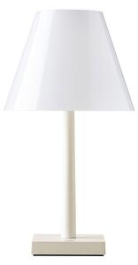 Lampade da tavolo Rotaliana, Dina+, dimmerabile, Beige, Soggiorno, Metallo, Design