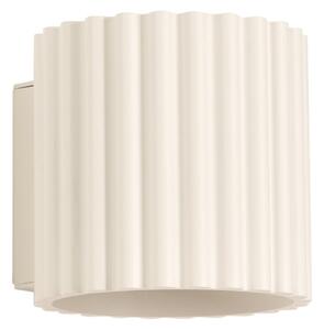 Applique da parete SOLLUX LIGHTING, RIBLA, dimmerabile, Beige, Soggiorno, Alluminio
