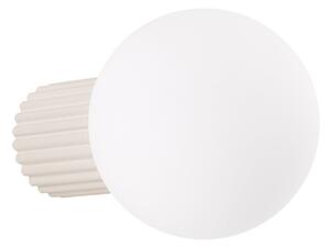 Applique da parete SOLLUX LIGHTING, ORBI, dimmerabile, Beige, Bagno, Alluminio