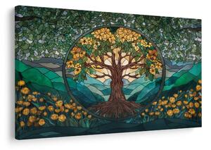 Quadro su tela – Albero della vita in fiore