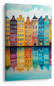 Quadro su tela – Architettura urbana vivace