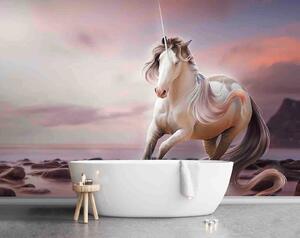 Carta da parati Unicorno al tramonto, Carta da parati per Bambini, Carta da parati per Ragazze, u38651 : Uwalls.it