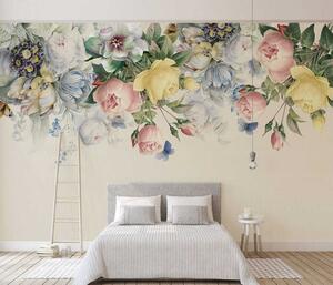 Carta da parati Delicato bouquet floreale, Carta da parati Floreale, u39845 : Uwalls.it