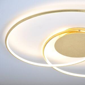 Lindby Plafoniera LED Joline, color oro, 74 cm, metallo