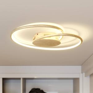 Lindby Joline plafoniera LED dorata, 45 cm