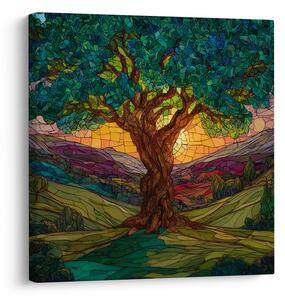 Quadro su tela – Magico albero della vita nella natura