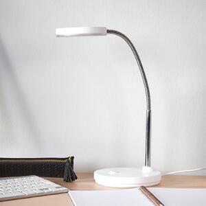 Lindby Lampada LED da scrivania Milow, bianca