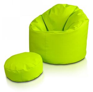 Cover pouf poltrona a sacco star in ecopelle