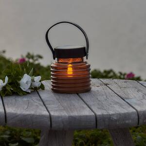 Sirius Lampada solare Aston Jar, Crema / Ambra, Vetro, Lampada solare