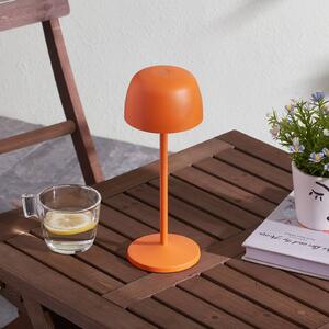Lindby Arietty lampada LED da tavolo accu, arancio