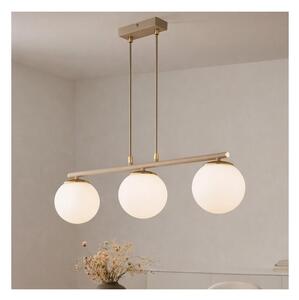 Brilagi - Lampadario a cavo MILO ECRU 3xE27/60W/230V beige/oro