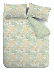 Biancheria da letto verde per letto matrimoniale 200x200 cm Forest Blossom – Catherine Lansfield