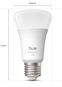 Philips - Striscia LED RGBW dimmerabile Hue FLUX 3 m LED/12 W/230 V + 2x lampadina smart E27/8,1 W