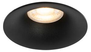 Faretto da incasso smart nero con Wifi GU10 50mm - Gijs