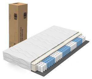 Materasso a molle insacchettate, dimensioni 160x200 cm, altezza 20 cm, con 7 zone di comfort, 1000 molle per metro quadrato, ÖKO-TEX Standard 100