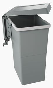Cestino per rifiuti in plastica incorporato da 24 l Swing 2.0 - Elletipi