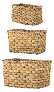 Set di 3 cestini in seagrass 26x16x16 cm Ramon - Bloomingville