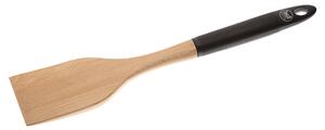Spatola in silicone e Legno rinforzata cm 35, ideale per mescolare, e servire condimenti, resiste a temperature da -40�C a oltre +200�C colore nero