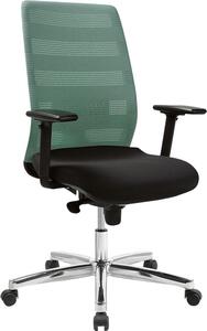 Topstar AP39TW2MT0CX5 Sedia girevole da ufficio Topstar "Airpoint II", nera / verde menta