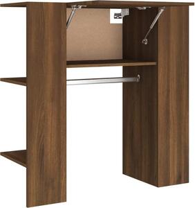 Annlera Libreria Porta Libri In Legno Multistrato E Acciaio – Nero, 60x33x100 Cm, 4 Ripiani, Stile Industriale, Mobile Salvaspazio Per Soggiorno E Ufficio