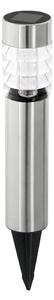 Eglo 48581 - Lampada solare LED con sensore, 0,06W/1,2V, 100 mAh, IP44, cromo opaco