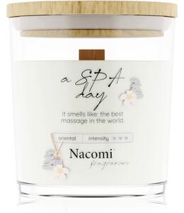 Nacomi Soy Candle Home Fragrances candela profumata con stoppino in legno 140 g
