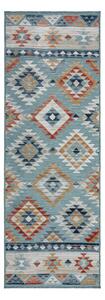 Passatoia blu per esterni 80x230 cm Avery Blue - Flair Rugs