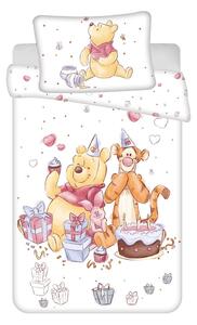 Set copripiumino e federa da bambini bianco in cotone per culla 100x135 cm WTP "Birthday party" – Jerry Fabrics