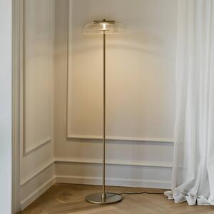 Nuura Aps Lampada da terra a LED Blossi, dimmerabile, Ottone / Oro, Soggiorno / Sala da pranzo, Metallo, Scandinavo, Lampada LED da terra