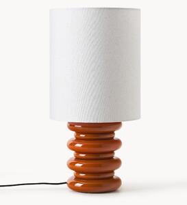 Lampada da tavolo con base in legno Nicolas