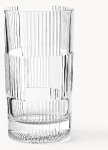 Set di 4 bicchieri highball con motivo in rilievo Bicchi