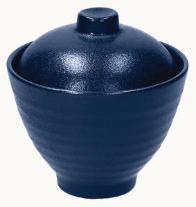 Set di 6 tazze in gres con coperchio Jap