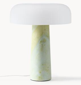 Lampada da tavolo con base in marmo Carla