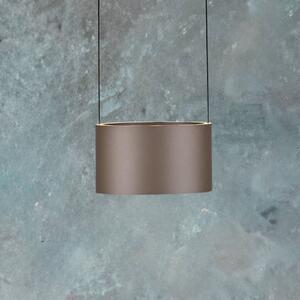 PURE Lampada LED a sospensione Clipse, color bronzo Ø 20 cm CCT, 2 luci dimmerabile, Bronzo / Ottone antico, Soggiorno / Sala da pranzo, Metallo, Moderno