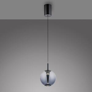 PURE Lampada a sospensione Infinity, dimmerabile, Alluminio / Grigio / Zincato, Soggiorno / Sala da pranzo, Vetro, Lampada a sospensione