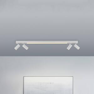 PURE Plafoniera a LED Pure Lines, dimmerabile, Bianco / Opale, Soggiorno / Sala da pranzo, Metallo, Moderno, Plafoniera LED