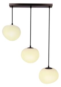BRILAGI - Lampadario a cavo PEBBLES 3xE27/40W/230V nero
